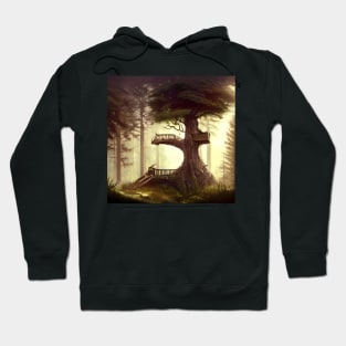 House in Tree Forest Hoodie